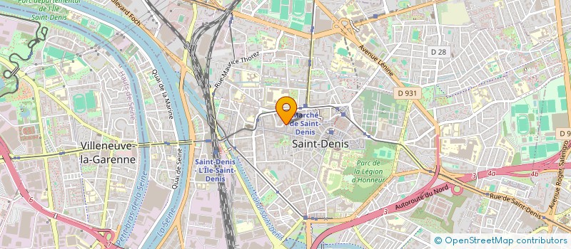 localisation de l'entreprise HOME PLUS PARIS à SAINT-DENIS