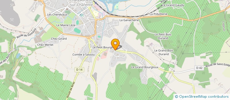 localisation de l'entreprise HOME PRESSING SERVICE à CHATEAUNEUF-SUR-CHARENTE