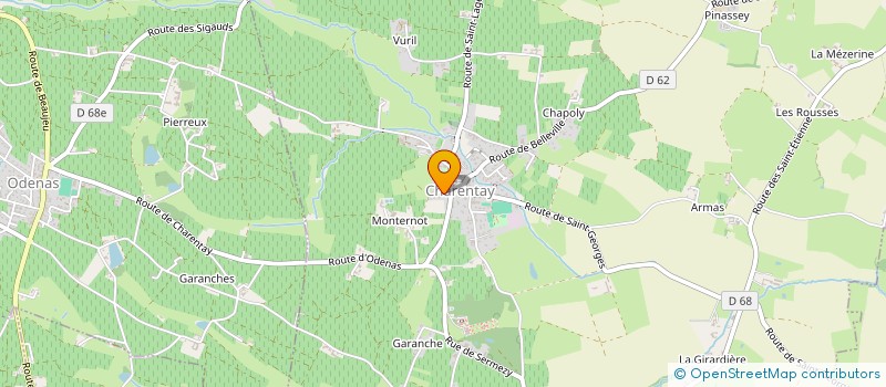 localisation de l'entreprise HOME PRESTATIONS  CHARENTAY