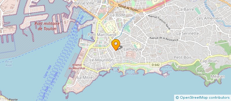 localisation de l'entreprise HOME PROJECT  TOULON