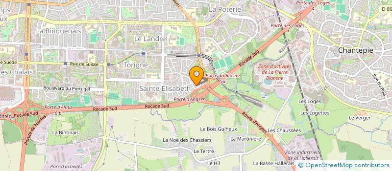 localisation de l'entreprise HOME PROJECT  RENNES