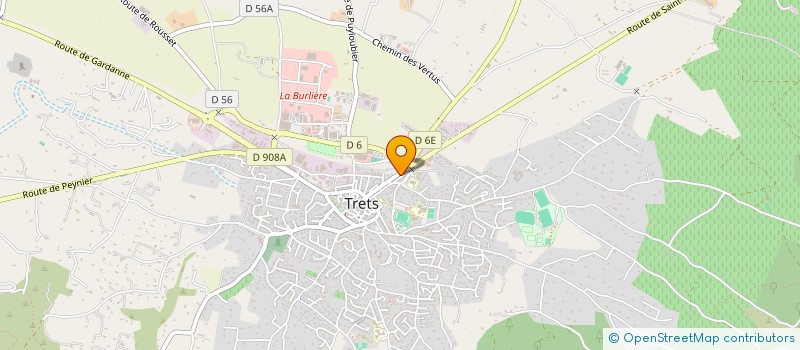 localisation de l'entreprise HOME PROVENCE à TRETS