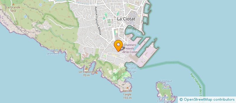 localisation de l'entreprise HOME-R  LA CIOTAT