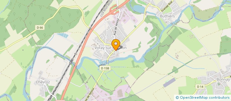 localisation de l'entreprise HOME REA  VORAY-SUR-L'OGNON