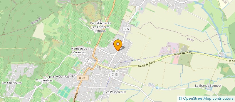 localisation de l'entreprise HOME RENOV 71 à GIVRY