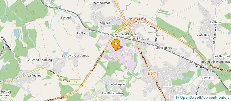localisation de l'entreprise HOME RENOV à COUZEIX