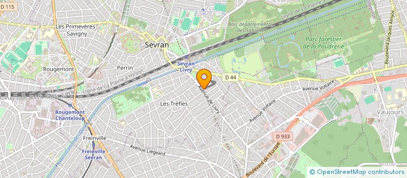 localisation de l'entreprise HOME RENOV' à SEVRAN