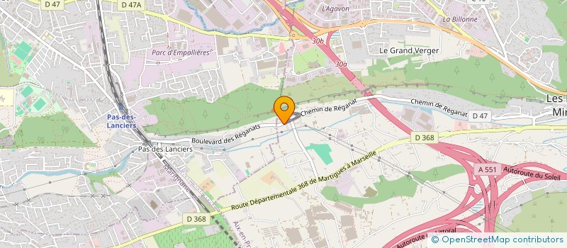 localisation de l'entreprise HOME RENOV à LES PENNES-MIRABEAU