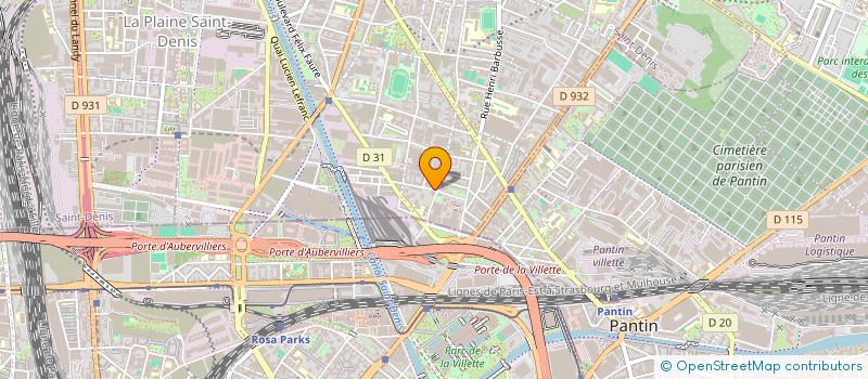 localisation de l'entreprise HOME RENOVATION à AUBERVILLIERS