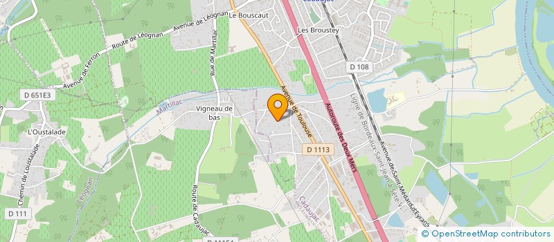 localisation de l'entreprise HOME & RENOVATION BOIS  CADAUJAC