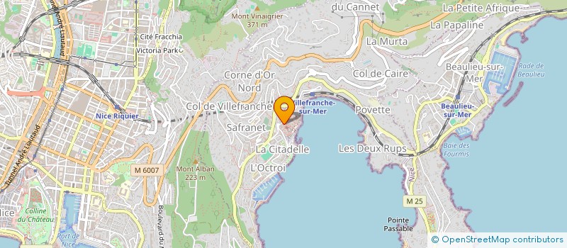localisation de l'entreprise HOME RIVIERA à VILLEFRANCHE-SUR-MER