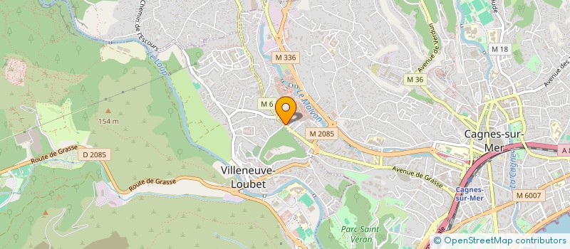 localisation de l'entreprise HOME RIVIERA PROMOTION  CAGNES-SUR-MER