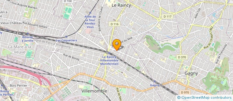 localisation de l'entreprise HOME'S IMMOBILIER à LE RAINCY