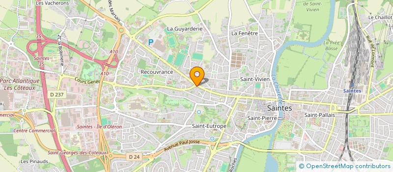 localisation de l'entreprise HOME'S WORK  SAINTES