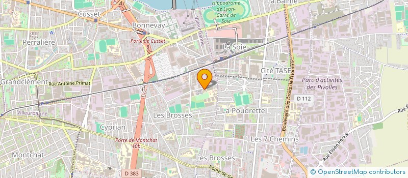 localisation de l'entreprise HOME SAFE RECORDS  VILLEURBANNE