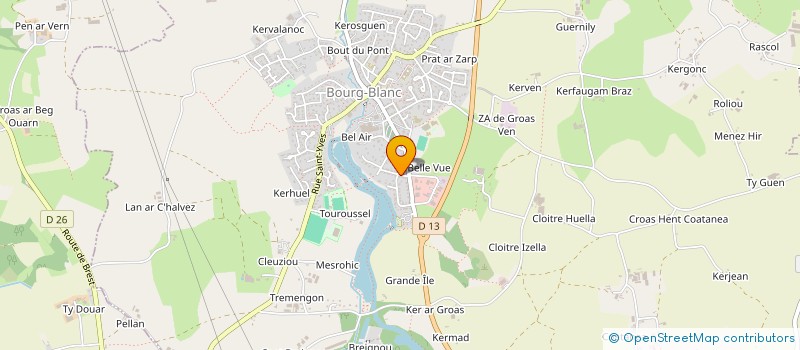 localisation de l'entreprise HOME SELECT INVEST  BOURG-BLANC