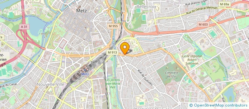 localisation de l'entreprise HOME SERVICE à METZ