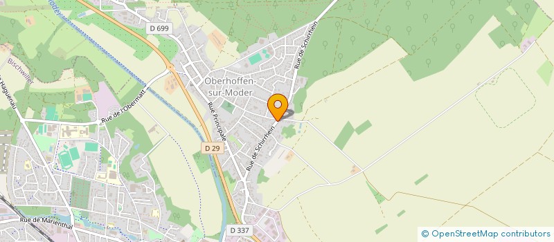 localisation de l'entreprise HOME SERVICE à OBERHOFFEN-SUR-MODER
