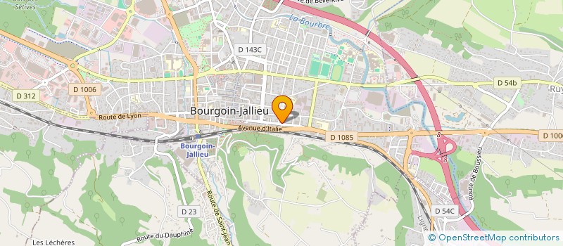 localisation de l'entreprise HOME SERVICES à BOURGOIN-JALLIEU