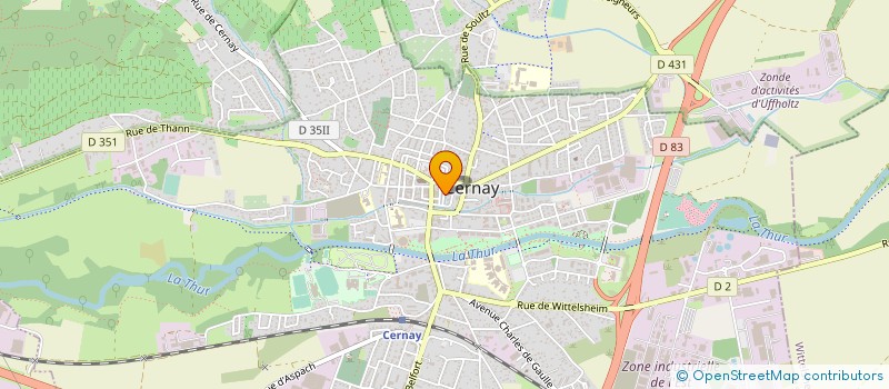 localisation de l'entreprise HOME SERVICES  CERNAY