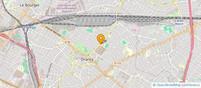 localisation de l'entreprise HOME SERVICES - CIA EURL  DRANCY