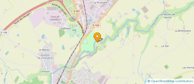 localisation de l'entreprise HOME SERVICES ET TRAVAUX à CHEMILLE-EN-ANJOU