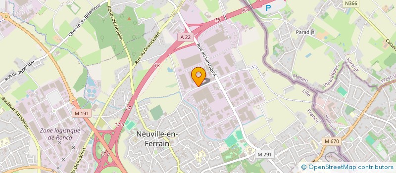 localisation de l'entreprise HOME SIGHT à WAMBRECHIES
