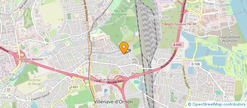 localisation de l'entreprise HOME SOCIETY  VILLENAVE-D'ORNON