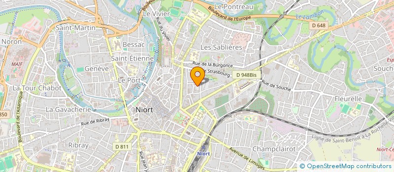 localisation de l'entreprise HOME SOLUTIONS à NIORT