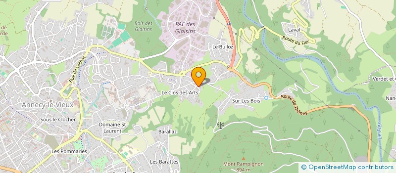 localisation de l'entreprise HOME STAR PLUS à ANNECY