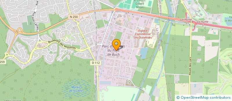 localisation de l'entreprise HOME STIM à LA TESTE-DE-BUCH