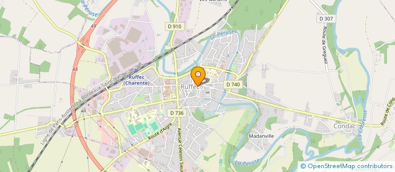 localisation de l'entreprise HOME STYLE  RUFFEC