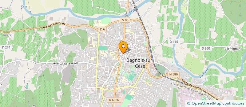 localisation de l'entreprise HOME SUD SERVICES à BAGNOLS-SUR-CEZE
