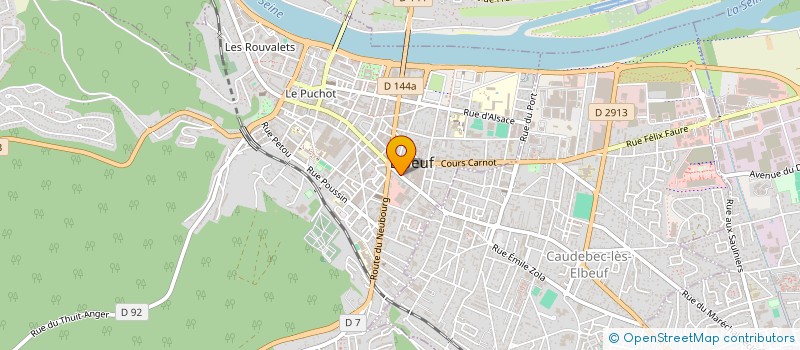 localisation de l'entreprise HOME SWEET HOME  ELBEUF