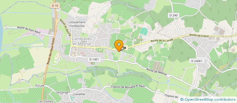 localisation de l'entreprise HOME SWEET HOME  CAMBLANES-ET-MEYNAC