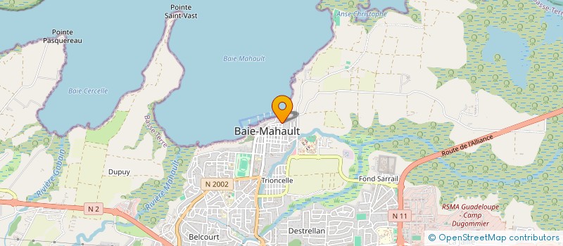 localisation de l'entreprise HOME SWEET HOME 971  BAIE-MAHAULT