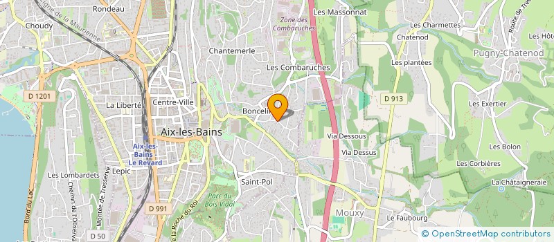 localisation de l'entreprise HOME SWEET HOME LUXURY  AIX-LES-BAINS