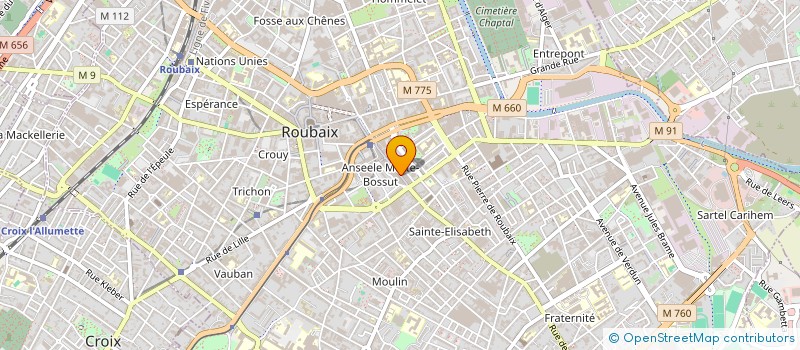 localisation de l'entreprise HOME SWEET HOME ROUBAIX  ROUBAIX