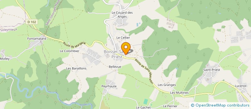 localisation de l'entreprise HOME SWEET MAM  BOISSET-SAINT-PRIEST