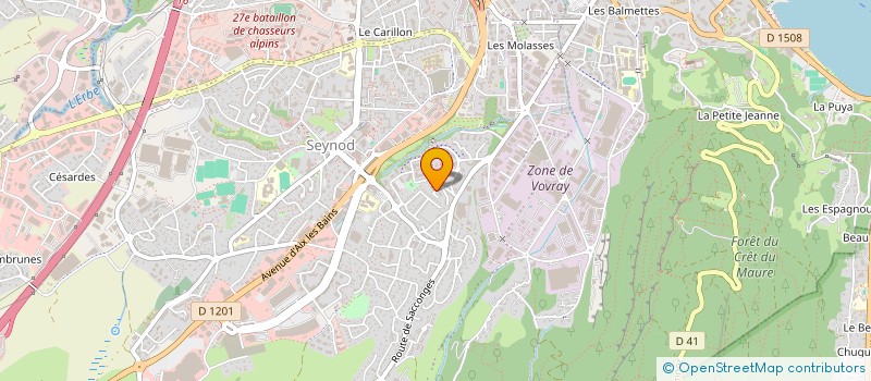 localisation de l'entreprise HOME - TAXI à ANNECY