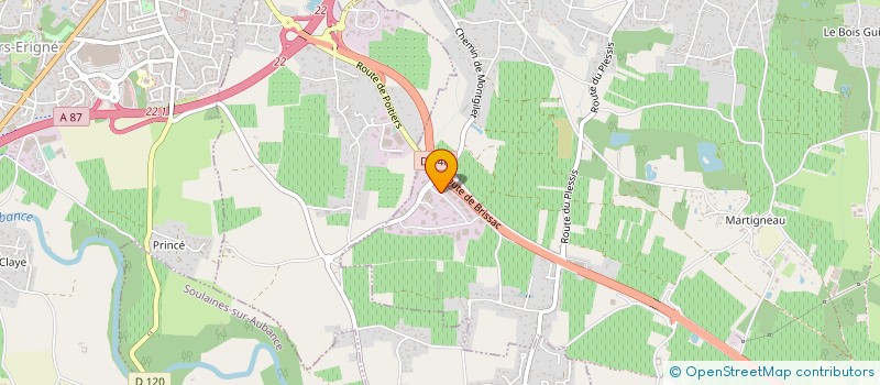 localisation de l'entreprise HOME TB  LE PLESSIS-GRAMMOIRE