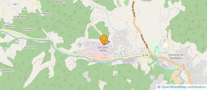 localisation de l'entreprise HOME TECH à SAINTE-MAXIME