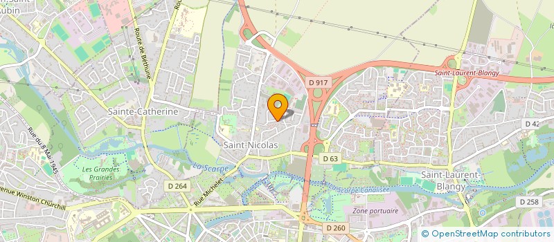 localisation de l'entreprise HOME THERAPIE  SAINTE-CATHERINE