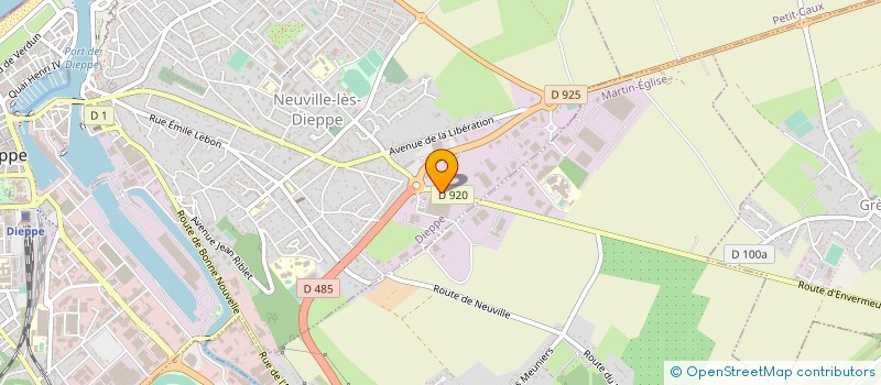 localisation de l'entreprise HOME TRADITION  DIEPPE