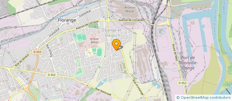 localisation de l'entreprise HOME & TRAGING  FLORANGE