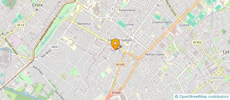 localisation de l'entreprise HOME TRAVAUX  HEM