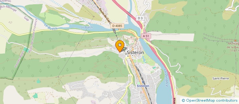 localisation de l'entreprise HOME TRAVAUX CONSEILS à SISTERON