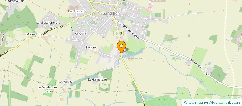 localisation de l'entreprise HOME TRAVAUX ORLEANS à SANDILLON