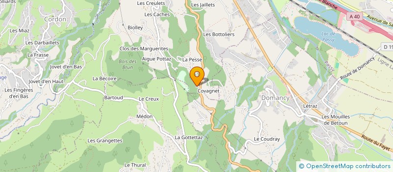 localisation de l'entreprise HOME VALLEY à SALLANCHES