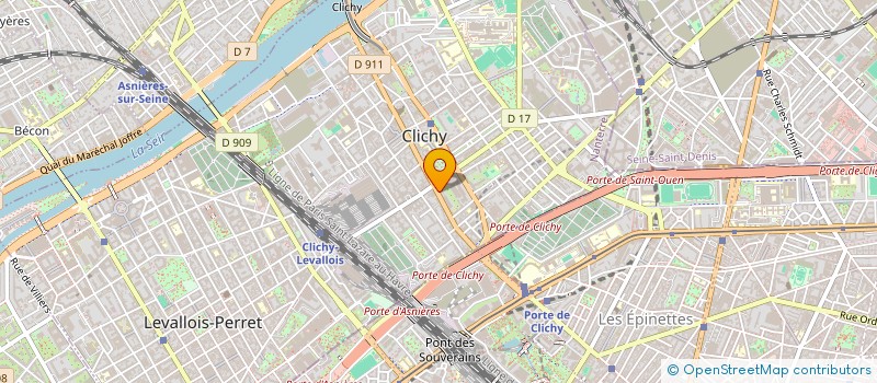 localisation de l'entreprise HOME VALOR à CLICHY